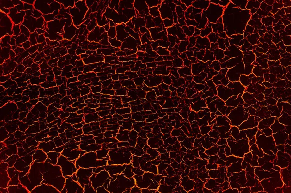 Siyah Arkaplandaki Kırmızı Çatlak — Stok fotoğraf