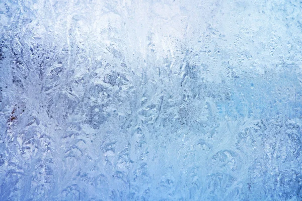 Frost Ice Texture Window Glass — Fotografia de Stock