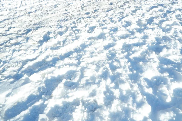 Achtergrond Van Witte Sneeuw Textuur Blauwe Toon — Stockfoto