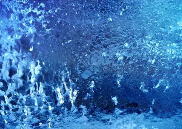 空の傷氷のテクスチャ背景 — ストック写真