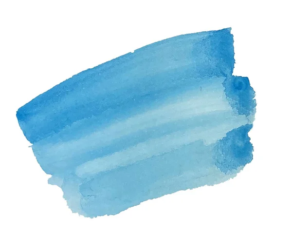 Nuvola Blu Acquerello Sfondo Illustrazione Disegnato Mano — Foto Stock