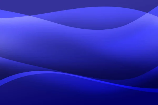 青い波抽象的背景テンプレートデザイン — ストック写真