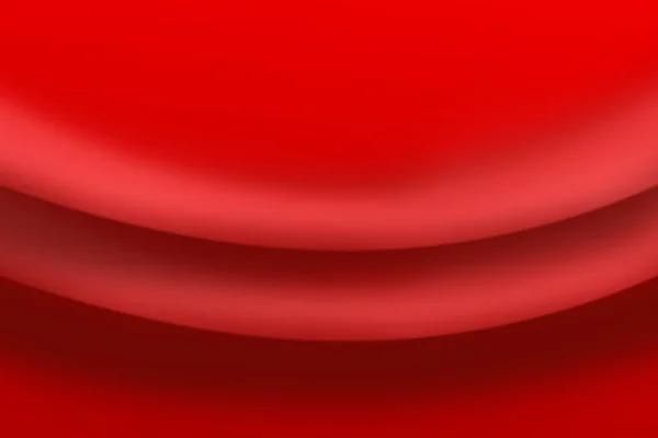 Abstract Red Fablic Satin Curve Texture Background — 图库照片
