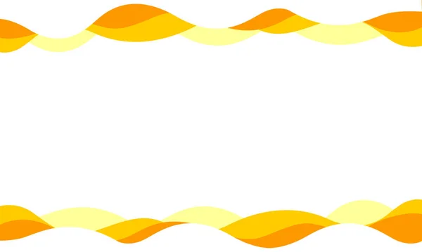 abstract orange yellow wave curve frame background