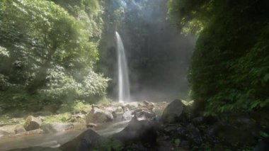 Güzel Bali Nungnung Şelalesi Ormanı Zaman Süreleri