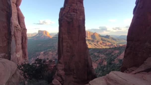 Sedona Arizona Desert Time Lapse Mighty Red Rock Scenery Buttes — 비디오