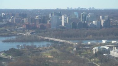 Rosslyn, Virginia, ABD Skyline İş Geliştirme Bölgesi Washington DC 'den görüldü