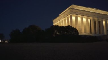 Washington DC, ABD Abraham Lincoln Anıt Binası ve Heykeli