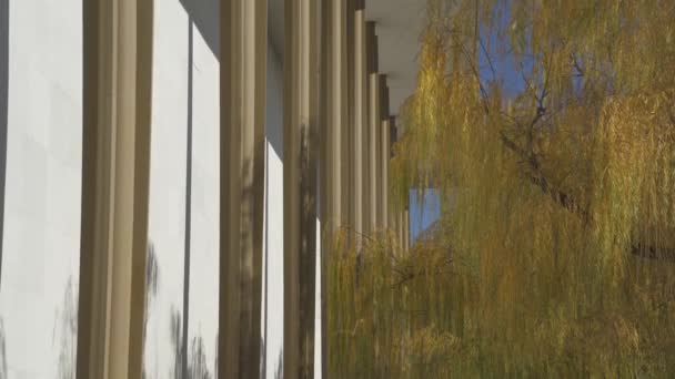 Washington Usa Het John Kennedy Center Performing Arts Beautiful Exterior — Stockvideo