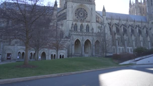 华盛顿特区 华盛顿国家大教堂 圣彼得和圣保罗教堂 — 图库视频影像