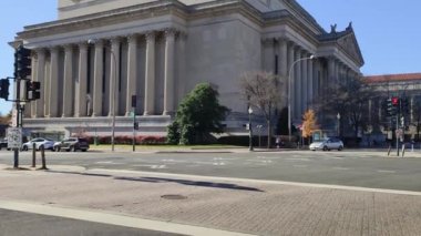 Washington DC, USA - The National Archives Museum Architecture Exterior