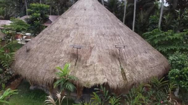 Ubud Bali Indonesien Mana Earthly Paradise Solpaneler Til Eco Villa – Stock-video