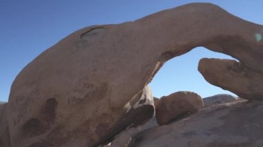 Kaliforniya 'daki Joshua Tree Ulusal Parkı' nın Doğal Çöl Manzarası