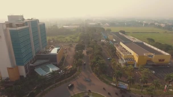 Cikarang Bekasi Indonesien Det Största Industriområdet Sydostasien — Stockvideo