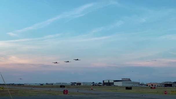 Addison Texas July 2022 Kaboom Town 4Th July Airshow — Vídeo de Stock