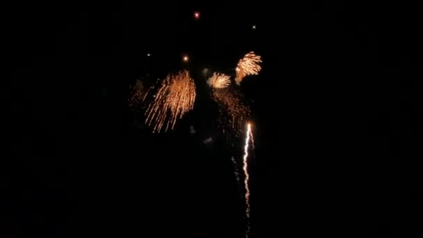 2022 Feuerwerk Addison Kaboom Town Juli Unabhängigkeitstag Der Vereinigten Staaten — Stockvideo