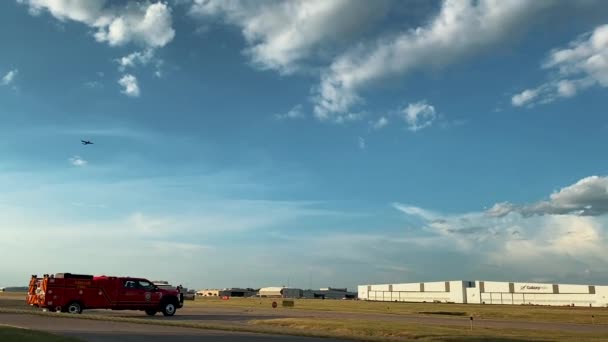 Addison Texas Juli 2022 Kaboom Town Juli Airshow — Stockvideo