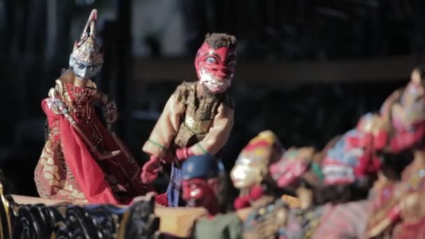 Bandung West Java Indonesia Circa 2014 Wayang Golek Traditional Sundanese — Stockvideo