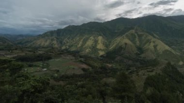 Time Lapse of Nona Mountain - Exotic Scenery of the Rows of Hills in Tana Toraja, South Sulawesi, Indonesia