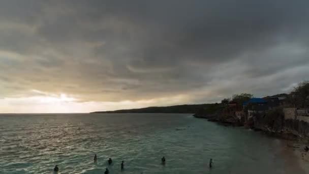 Time Lapse Beautiful Tanjung Bira White Sand Beach South Sulawesi — ストック動画