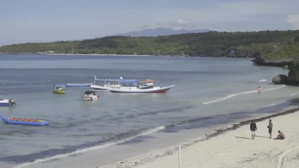 Tanjung Bira Beach Bulukumba South Sulawesi Indonesia White Sand Tourists — Vídeo de Stock