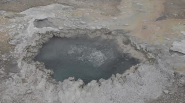 Üst Geyser Havzası Süper Volkan Yellowstone Ulusal Parkı Wyoming