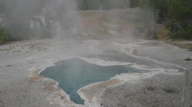 Üst Geyser Havzası Süper Volkan Yellowstone Ulusal Parkı Wyoming