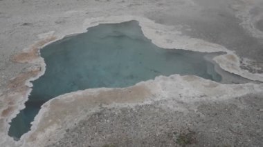 Üst Geyser Havzası Süper Volkan Yellowstone Ulusal Parkı Wyoming