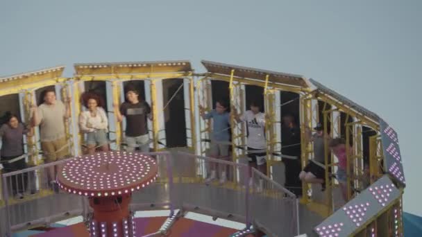 Даллас Техас Сша Жовтня 2022 Zero Gravity Ride State Fair — стокове відео