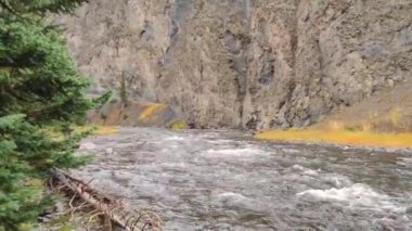Yellowstone Ulusal Parkı 'ndaki Firehole Nehri Wyoming