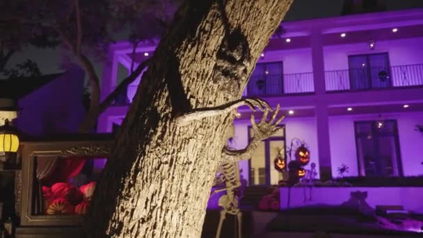 Dallas Texas Usa Circa Oktober 2022 Creative Creepy Halloween Display — Stockvideo