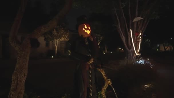 Dallas Texas Usa Circa Oktober 2022 Creatieve Griezelige Halloween Display — Stockvideo