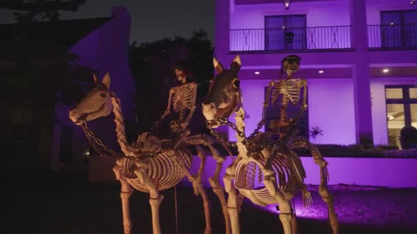 Dallas Texas Usa Circa Oktober 2022 Kreative Gruselige Halloween Dekorationen — Stockvideo