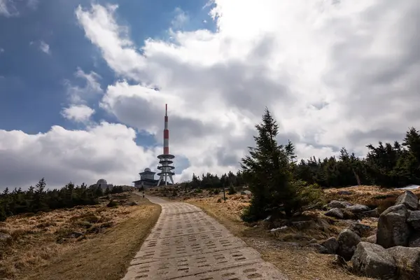 Antena Montanha Brocken Parque Nacional — Fotografia de Stock