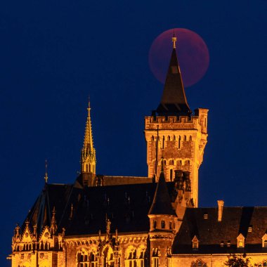 Wernigerode görünümündeki eski kale