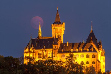 Wernigerode görünümündeki eski kale