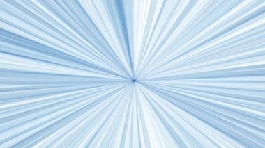 Hareket pankartı tasarımında kullanılan güneş patlamasının soyut tasarımı. Animasyon mavi çizim. Radyal desen. Görüntüleri döndür