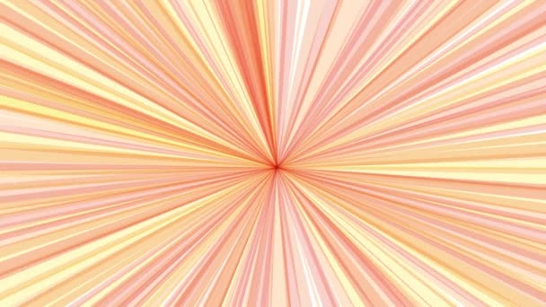 Diseño Abstracto Sunburst Útil Diseño Banners Movimiento Ilustración Naranja Animada — Vídeos de Stock