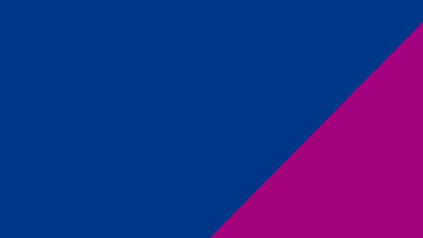 Abstracto Geométrico Colorido Animado Banner Fondo Triángulos Flechas Azul Púrpura — Vídeos de Stock