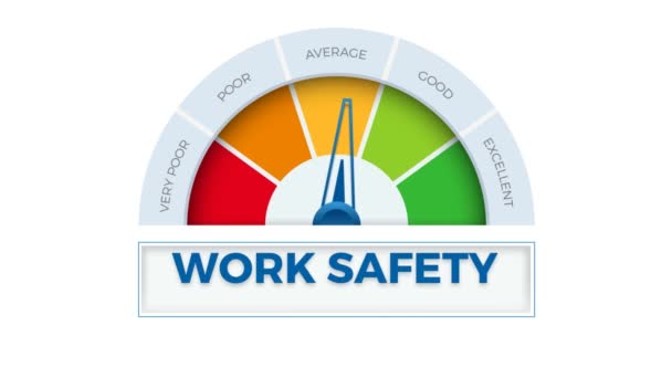 Excelente Segurança Trabalho Medidor Velocímetro Que Mede Nível Segurança Trabalho — Vídeo de Stock