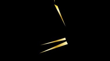 Noel selamı. Krom anahtarlı, soyut, altın bir Noel ağacı.