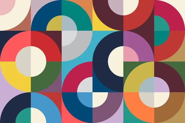 Cyfrowe Ramy Inspirowane Malarskim Ekspresjonizmem Geometrycznym Abstrakcjonizmem Stylu Sztuki Kolorowe — Wektor stockowy