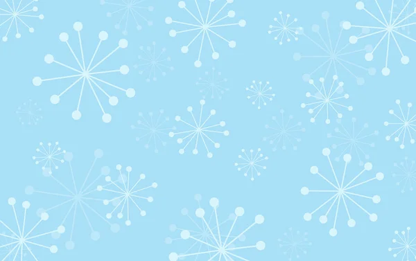 Fondo Invierno Vectorial Una Navidad Fría Con Nevadas Cristales Hielo — Archivo Imágenes Vectoriales