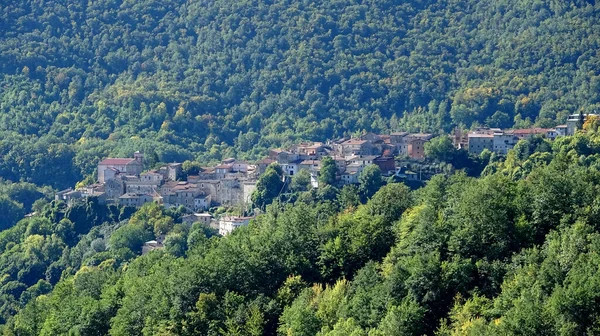 Cappadocia Abruzzo Nerfa山谷的一个城镇 — 图库照片