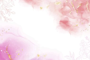 El Boyalı Soyut Suluboya Arkaplan Tasarımı