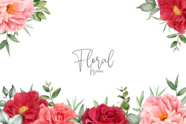 Zarif Suluboya Çiçek Arkaplan Tasarımı El yapımı Şakayık ve Yapraklı