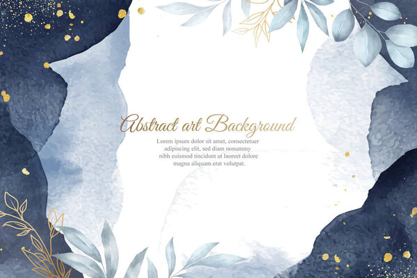 Hand Painted Watercolor Floral Background