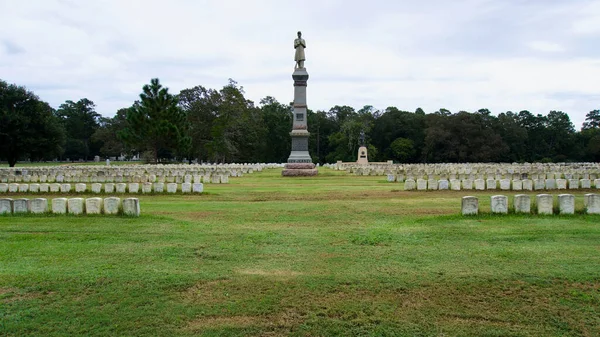 Andersonville Georgia Andersonville National Cemetery Military Cemetery Civil War Graves — Stockfoto