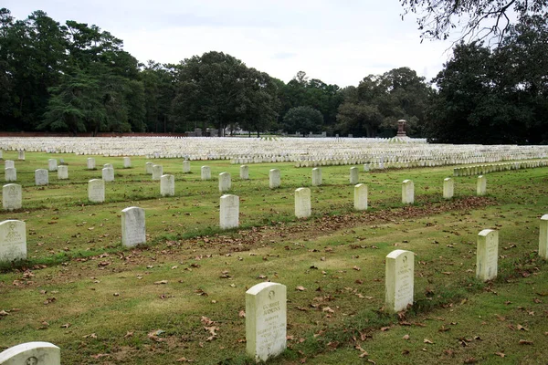 Andersonville Georgia Militaire Begraafplaats Van Andersonville National Cemetery Begon Met — Stockfoto