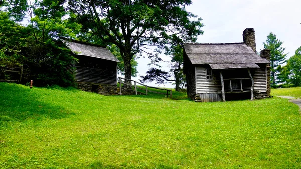 Traphill North Carolina Brinegar Cabin Blue Ridge Parkway Cabin Built — Stockfoto